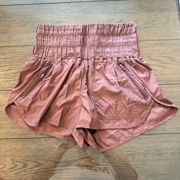 Free People FP Movement The Way Home Shorts Brushed Apricot 45633 - Picture 3 of 8